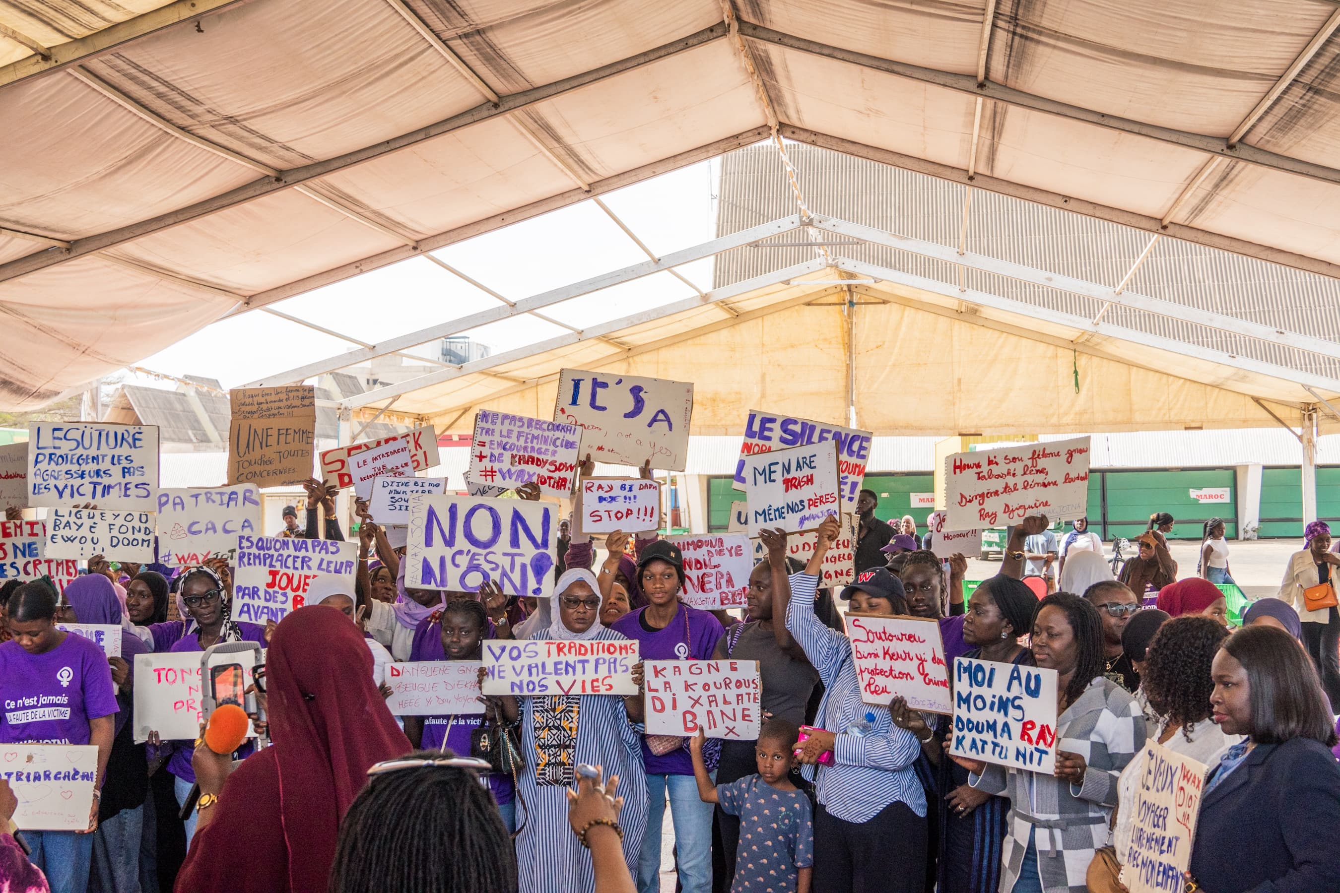 Sit-in Wax Jotna — mouvement féministe populaire au Sénégal